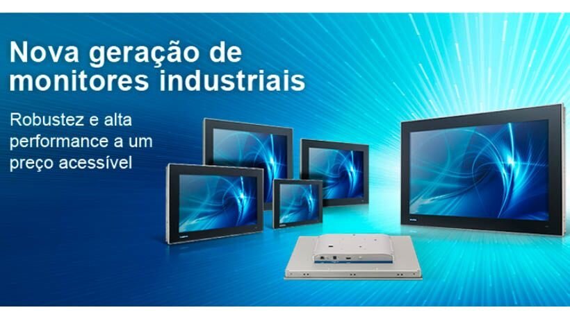 Advantech lança série FPM-200 - nova geração de monitores industriais